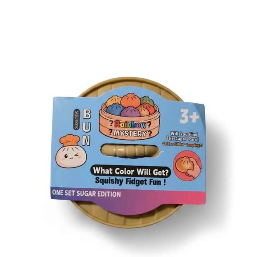SUSINOX BUN Squishy Fidget Fun Mystery Toy Sugar Edition